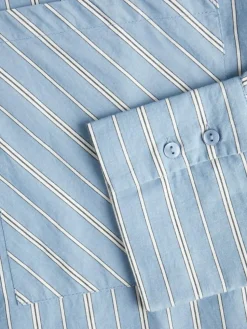 Tessa Poplin Skjorte, Coronet Blue, S