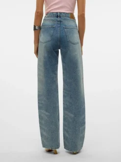 Tessa Wide Jeans, Light Blue Denim, W30/L32