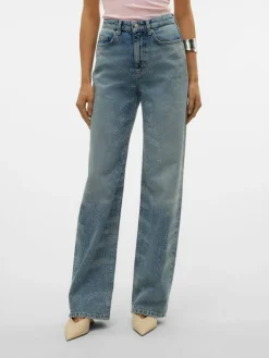 Tessa Wide Jeans, Light Blue Denim, W30/L32