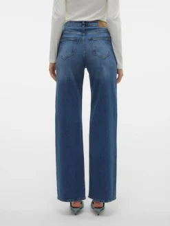 Tessa Wide Jeans, Medium Blue Denim, W31/L32