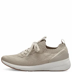 Textile Sneakers, Ivory Metallic, 37