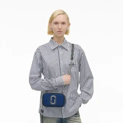 The Denim Chain Snapshot Crossbody, Dark Wash