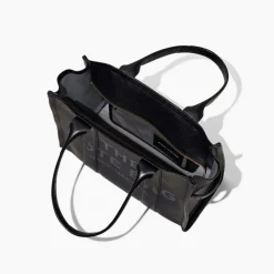 The Leather Large Tote Bag, Sort