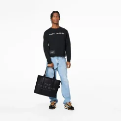 The Leather Large Tote Bag, Sort