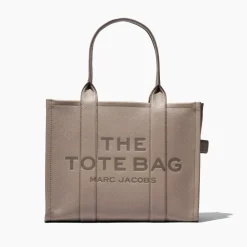 The Leather Large Tote Bag, Cement