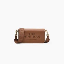 The Leather Mini Crossbody, Argan Oil