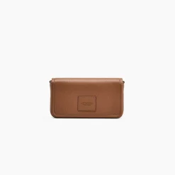 The Leather Mini Crossbody, Argan Oil