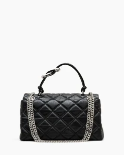 The Quilted Dual Convertible Skuldertaske, Black