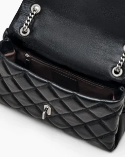 The Quilted Dual Convertible Skuldertaske, Black