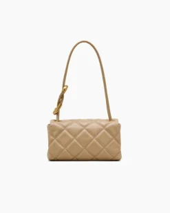 The Quilted Mini Dual Skuldertaske, Camel