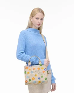 The Small Tote Bag, White Multi