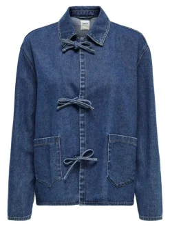 Thille Tie Jakke, Dark Blue Denim, XL