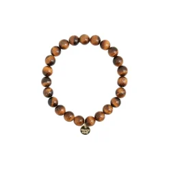 Tigereye Armbånd, Gold Plated