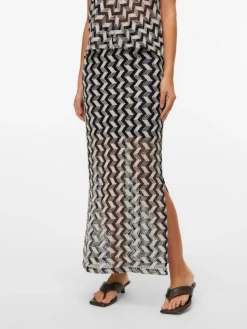 Tikka Hæklet Nederdel, Navy Blazer, M