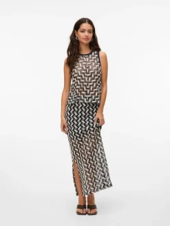 Tikka Hæklet Nederdel, Navy Blazer, M