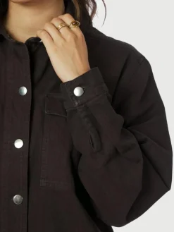 Tikken Solid Jakke, Dark Brown, 40