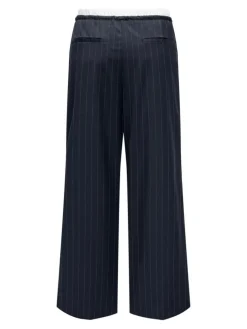 Tille Højtaljede Stripe Bukser, Salute White Pinstripe, XS/L32