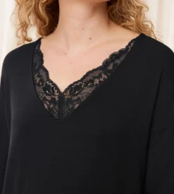 Timeless Sensuality Natkjole, Black, 48