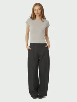 Tirra Glitter Top, Sand, 40