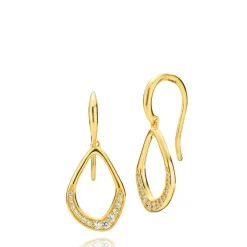 Titania Øreringe, Gold Plated