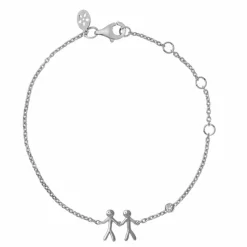 Together My Love Armbånd, Silver, 19,5 cm
