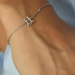 Together My Love Armbånd, Silver, 19,5 cm
