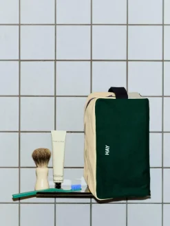 Toilettaske, Dark Green Multi