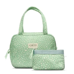 Toilettaskesæt, Green/Yellow Dots