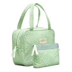 Toilettaskesæt, Green/Yellow Dots