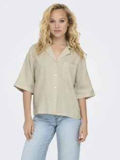 Tokyo Life Skjorte, Moonbeam, L