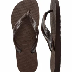 Top Tiras Sandaler, Dark Brown, 39/40