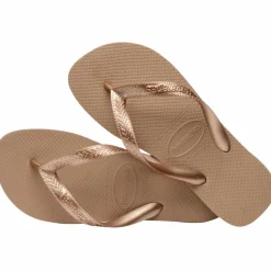 Top Tiras Sandaler, Rose Gold, 41/42