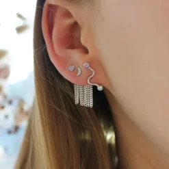 Tout Petit Bella Moon Ørering, Sølv