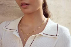 Toutsi Halskæde, Guld, 45 cm