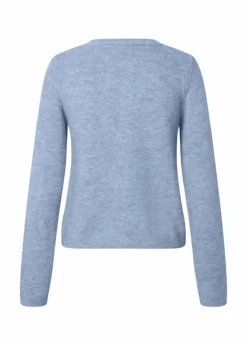 TreeMD Short Cardigan, Cashmere Blue, XL