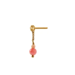 Tres Petit Etoile Ørering, Goldplated