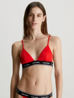 Triangle Bikinitop, Cajun Red, L