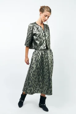 TrineLL Kort Jakke, Silver, S