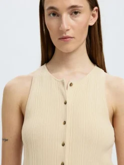 Trixie Knit Top, Birch, L