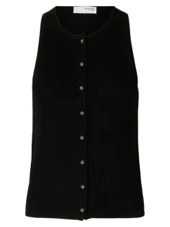 Trixie Knit Top, Black, M