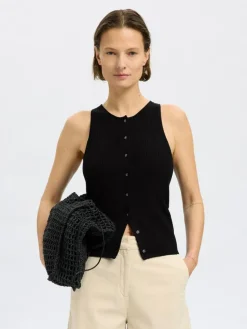 Trixie Knit Top, Black, M