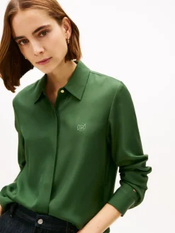 Twill Regular Skjorte, National Forest, 40