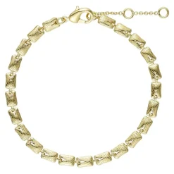 Una Armbånd, Gold Plated, 17 cm