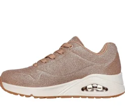 Uno Glitter Bomb Sneakers, Rose Gold, 37
