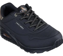 Uno Shimmer Sneakers, Black, 39