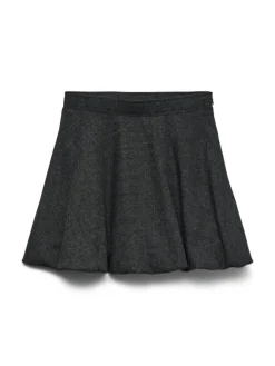 Uthalia Mini Nederdel, Dark Grey Melange, M