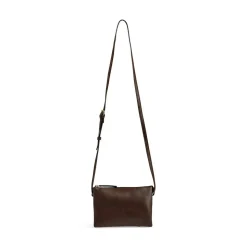 Vera Crossbody Taske, Dark Brown