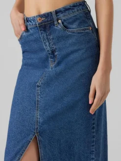 Veri Denimnederdel, Medium Blue Denim, M