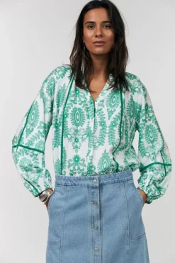 VeroLL Skjorte, Light Green, XL