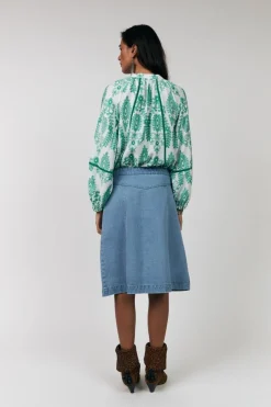 VeroLL Skjorte, Light Green, XL